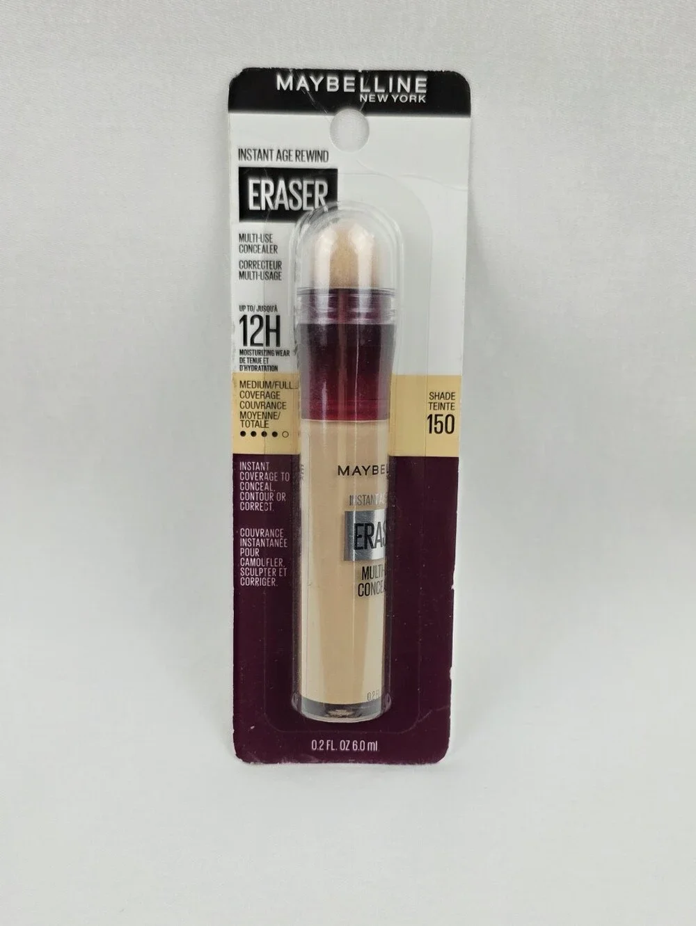 Maybelline Instant Age Rewind 12 Hour  Eraser  Concealer Shade 150